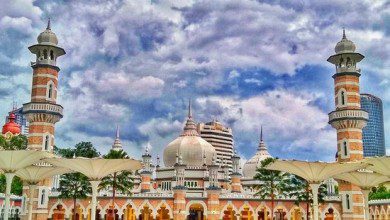 مسجد "جامك" في قلب كوالالمبور.. مزيجٌ من فنون العمارة الإسلامية والمغولية