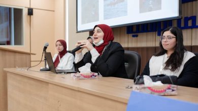 سلوى أبوزيد تقدم محاضرة عن كيفية تطوير المهارات لمواكبة سوق العمل
