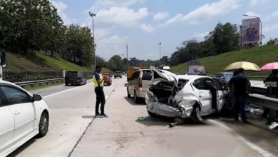 عائلة ماليزية بين قتيل وجريح في حادث سير مروع