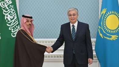 لقاء الرئيس الكازاخي مع وزير الخارجية السعودي يعزز التعاون السياسي والاقتصادي والثقافي والإنساني