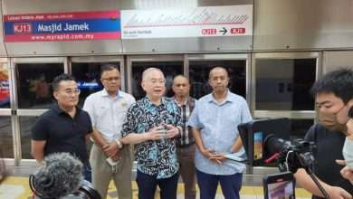 خط قطارات LRT كيلانا جايا يعود للعمل صباح يوم الاثنين