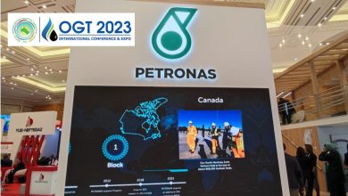 OGT 2023: بتروناس تحصد جائزة أفضل تصميم لجناحها
