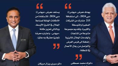 تستهدف مبيعات 250 مليون دولار: ماليزيا تدشن معرض "ميهاس@دبي" للحلال الاثنين المقبل
